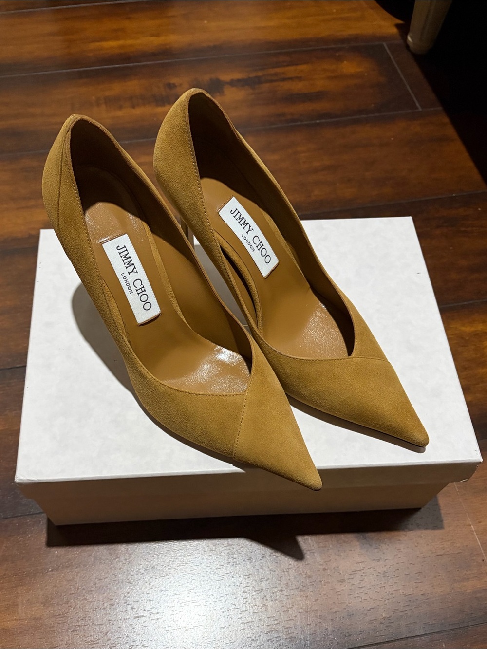 Jimmy Choo Cass 95 in Camel